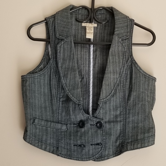 Urban Life Grey Jeans Vest - Picture 6 of 7